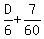 D%2F6+%2B+7%2F60