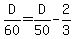 D%2F60+=+D%2F50+-+2%2F3