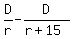 D%2Fr+-+D%2F%28r%2B15%29
