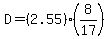 D=%282.55%29%288%2F17%29