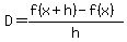 D=+%28f%28x%2Bh%29-f%28x%29%29%2Fh