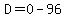 D=0-96