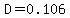 D=0.106