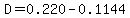 D=0.220-0.1144