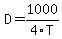 D=1000%2F4T