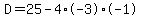 D=25-4%2A-3%2A-1