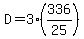 D=3%28336%2F25%29