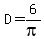 D=6%2Fpi
