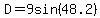 D=9sin%2848.2%29