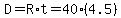 D=R%2At=40%284.5%29