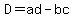 D=ad+-+bc