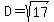 D=sqrt%2817%29