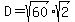 D=sqrt%2860%29%2Asqrt%282%29