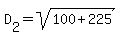 D%5B2%5D=sqrt%28100%2B225%29