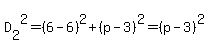 D%5B2%5D%5E2=%286-6%29%5E2%2B%28p-3%29%5E2=%28p-3%29%5E2