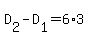 D%5B2%5D-D%5B1%5D=6%2A3