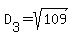 D%5B3%5D=sqrt%28109%29