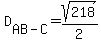 D%5BAB-C%5D=sqrt%28218%29%2F2