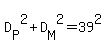 D%5BP%5D%5E2%2BD%5BM%5D%5E2=39%5E2