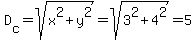 D%5Bc%5D=sqrt%28x%5E2%2By%5E2%29=sqrt%283%5E2%2B4%5E2%29=5