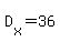 D%5Bx%5D=36