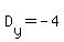 D%5By%5D+=+-4
