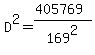 D%5E2=%28405769%29%2F169%5E2