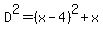 D%5E2=%28x-4%29%5E2%2Bx