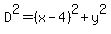D%5E2=%28x-4%29%5E2%2By%5E2