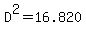 D%5E2=16.820