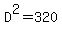 D%5E2=320