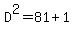 \"D%5E2=81%2B1\"