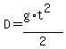 D+=+%28g%2At%5E2%29%2F2