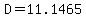 D+=+11.1465