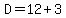 D+=+12%2B3