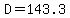 D+=+143.3