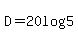 D+=+20log%285%29