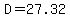 D+=+27.32