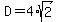 D+=+4%2Asqrt%282%29
