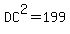 DC%5E2=199