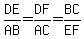 DE%2FAB=DF%2FAC=BC%2FEF