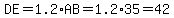 DE=1.2%2AAB+=+1.2%2A35=42