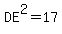 DE%5E2=17