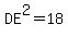 DE%5E2=18