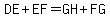 DE+%2B+EF+=+GH+%2B+FG