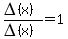 DELTA%28x%29%2FDELTA%28x%29=1