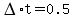 DELTA%2At=0.5