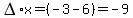 DELTA%2Ax=%28-3-6%29=-9
