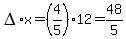 DELTA%2Ax=%284%2F5%2912=48%2F5