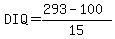 DIQ=%28293-100%29%2F15
